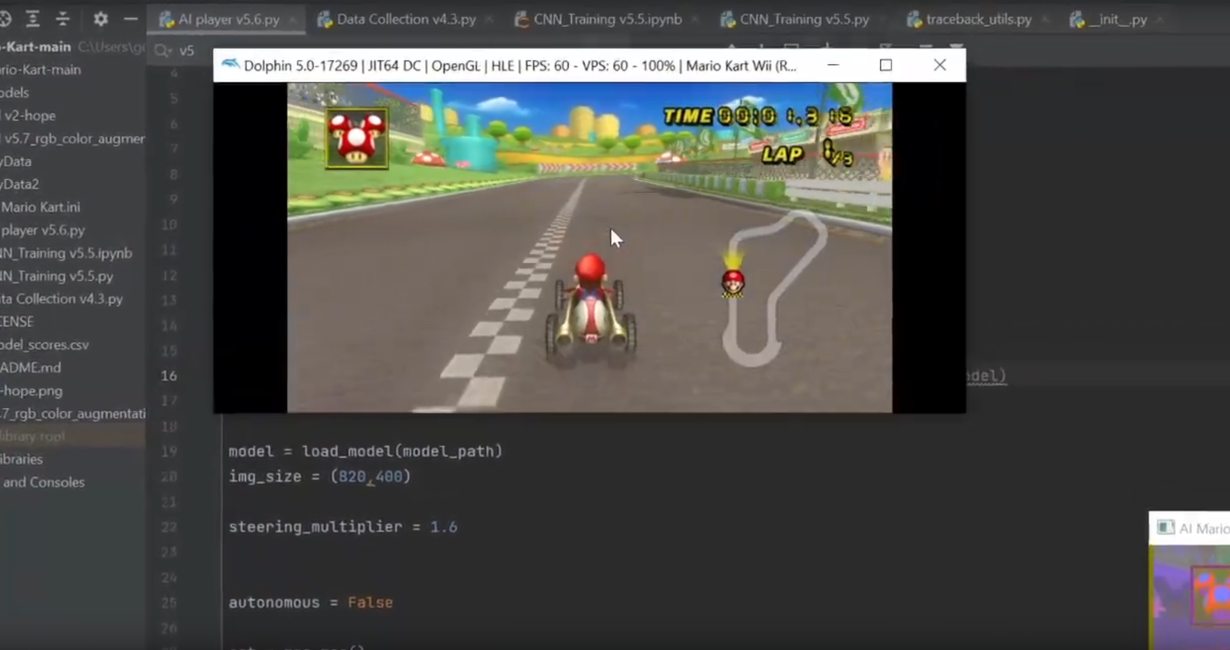 Mario Kart AI